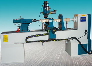 CNC425W雕刻拉槽麻花镂空多功能数控木工车床